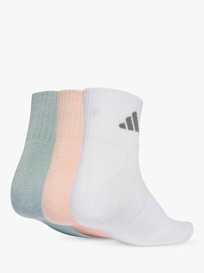 adidas sportswear ankle socks pink pack of 3, imported from the UK