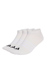 John Lewis adidas Thin & Light Essentials Low Cut Socks Pack of 3 White- Buy online at McGrocer