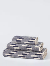 John Lewis John Lewis Mitla Geometric Cotton Towels- Buy online at McGrocer