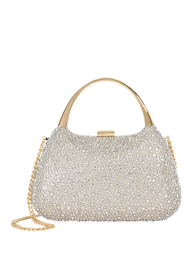 Dune London gold embellished clutch bag (British brand)
