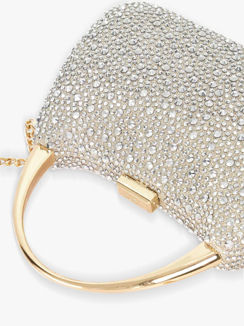 Dune London gold embellished clutch bag (British brand)