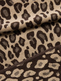 John Lewis leopard print towel natural 600gsm, imported from the UK