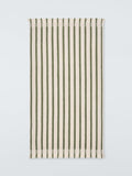 John Lewis striped fringed bath towel 550gsm (British brand)