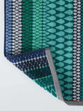Margo Selby Olivia towels blue multi, UK version