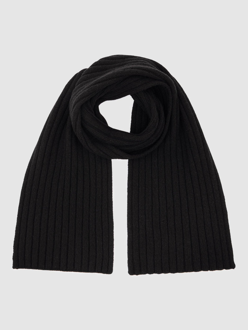 Reiss rectangular wool blend scarf 180cm - British product
