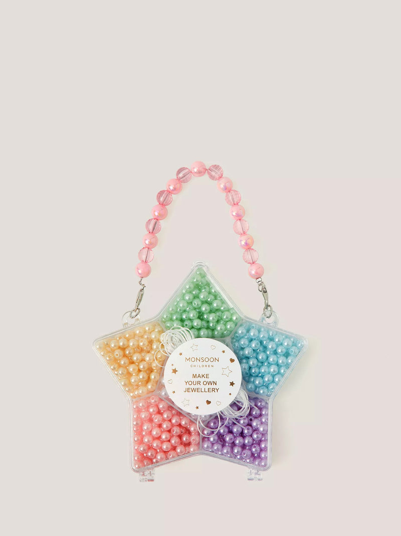 Monsoon kids jewellery box set with beads and string - British product