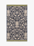 Morris & Co. Iris & Rose bath sheet 150x90cm, imported from the UK