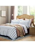 Christy Clara blue double duvet cover set - British product