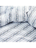 Christy Clara blue double duvet cover set - British product