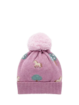 John Lewis Purebaby Kids On The Farm Beanie Hat Orchard Jaquard Bobble Hat- Buy online at McGrocer