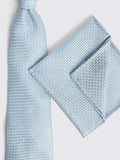 Moss Italian silk grenadine pocket square (British brand)