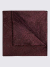 John Lewis Moss Silk Wedding Paisley Pocket Square- Buy online at McGrocer