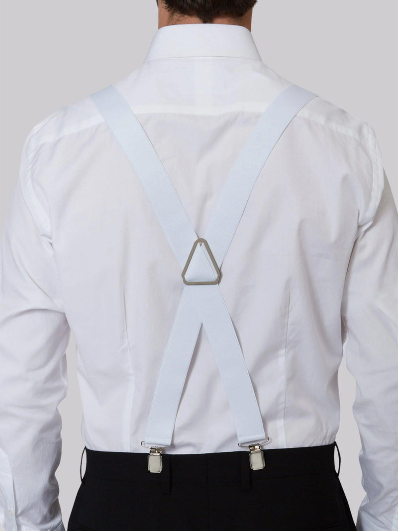 Moss clip-on braces for formal wear, British brand