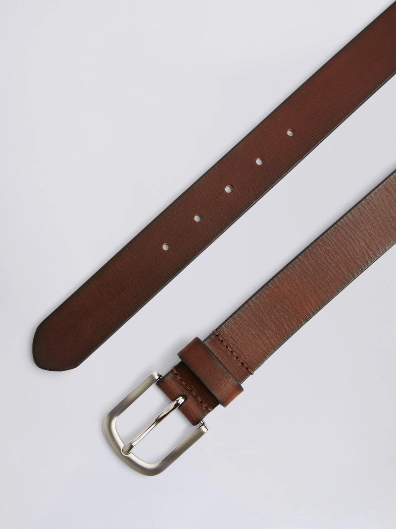 Moss casual leather belt, UK version