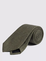 John Lewis Moss Bottinelli Silk Semi-Plain Tie- Buy online at McGrocer
