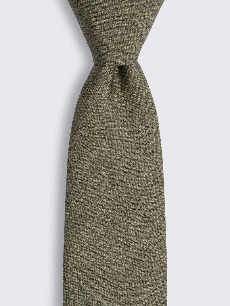 Moss Bottinelli silk semi-plain tie in classic colour, UK version