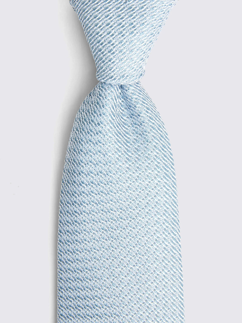Moss Italian silk grenadine tie, UK version