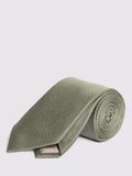 Moss Silk Semi Plain Tie
