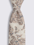 Moss Italian silk paisley tie - British product