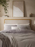 Night Lark coverless duvet 10.5 tog stone grey, imported from the UK