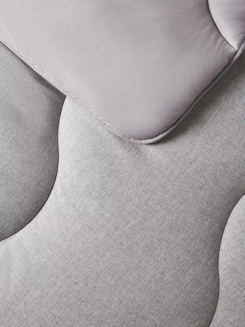 Night Lark coverless duvet 10.5 tog stone grey, imported from the UK