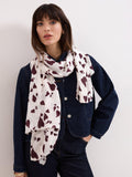 Phase Eight heart print scarf cream, imported from the UK