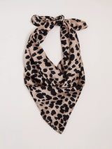 John Lewis Phase Eight Leopard Print Square Scarf Neutral 70x70cm- Buy online at McGrocer