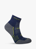 Hilly Supreme anklet running socks grey/blue, imported from the UK