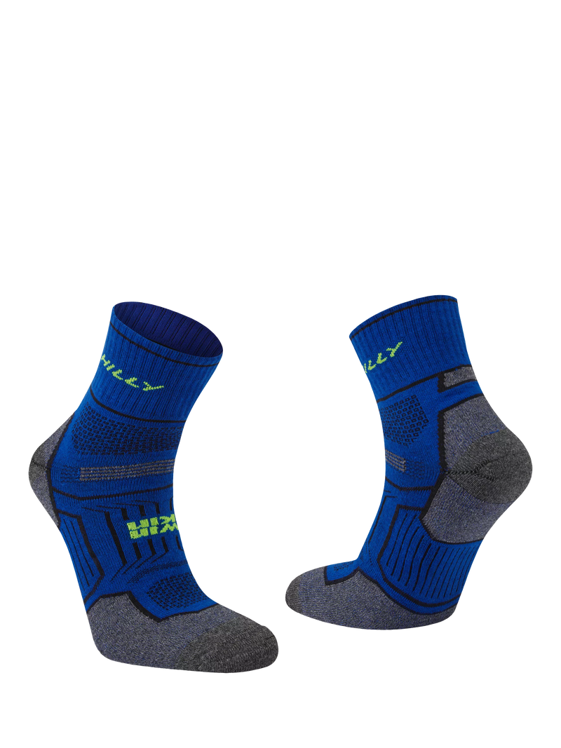 Hilly Twin Skin running socks in cobalt - British product