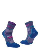 John Lewis Hilly Twin Skin Running Socks Grap/Blue- Buy online at McGrocer