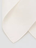 Mango white square silk handkerchief, imported from the UK
