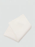 Mango white square silk handkerchief, imported from the UK