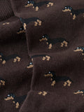 Mango dog socks cotton blend ankle (British brand)