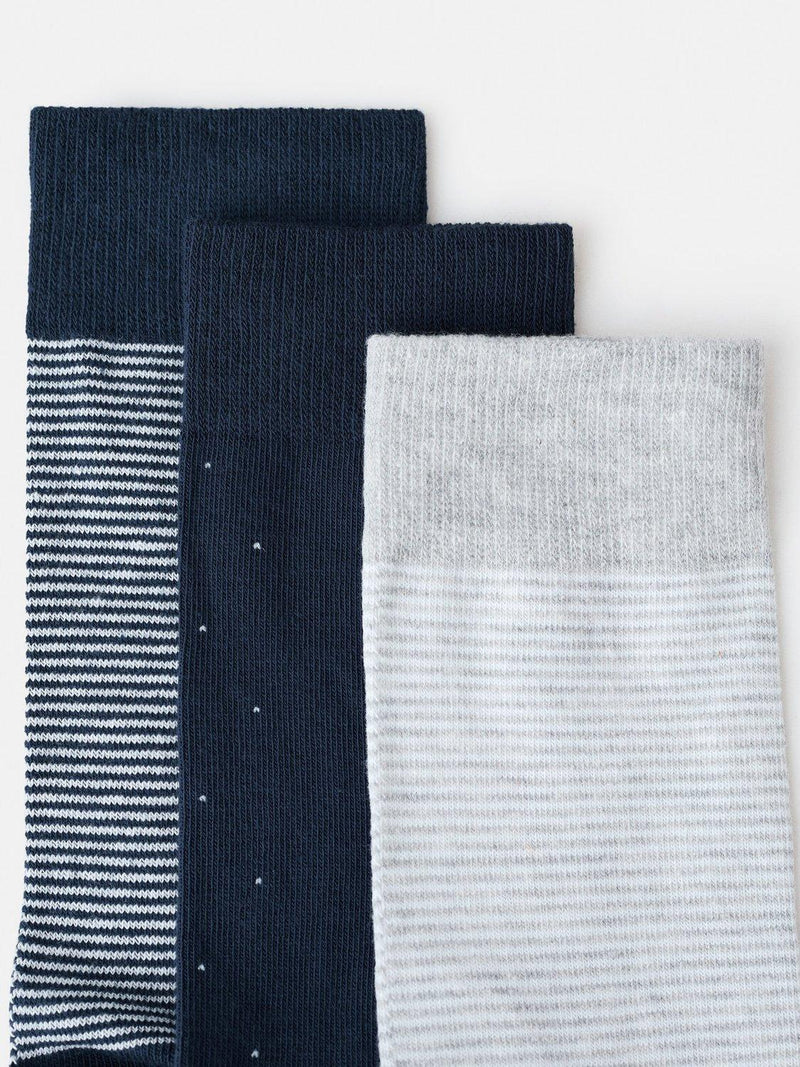 Mango Trira cotton blend ankle socks pack of 3, UK version