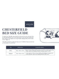 Joules Chesterfield padded pet bed in red burgundy, imported from the UK