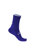 Le Col cycling socks electric blue and white - British product