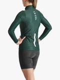 Le Col women's pro aqua zero cycling jersey forest green (British brand)