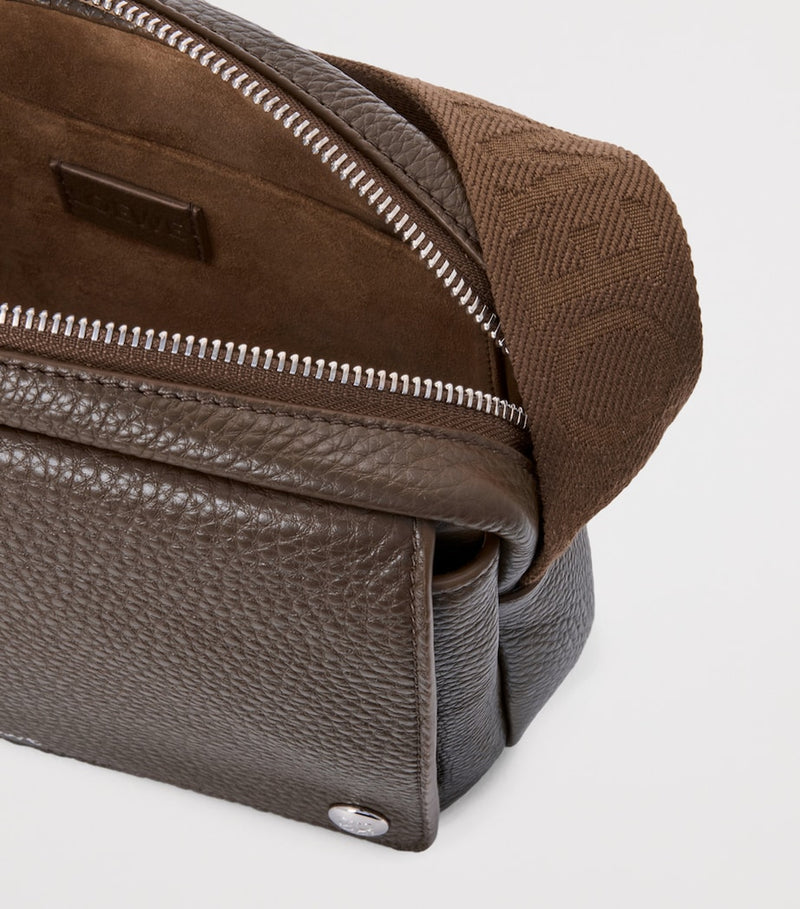LOEWE Pebble messenger bag grained leather (British brand)