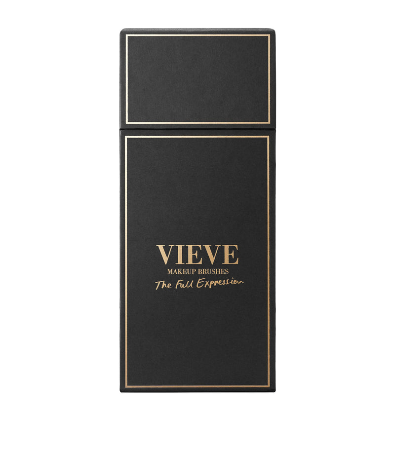 Vieve 14-piece makeup brush set with luxury canister (British brand)
