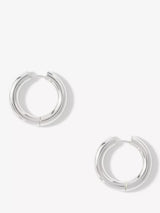 John Lewis Mint Velvet Large Hoop Earrings Silver- Buy online at McGrocer
