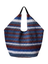 John Lewis South Beach Stripe Straw Oversized Tote Bag- Buy online at McGrocer