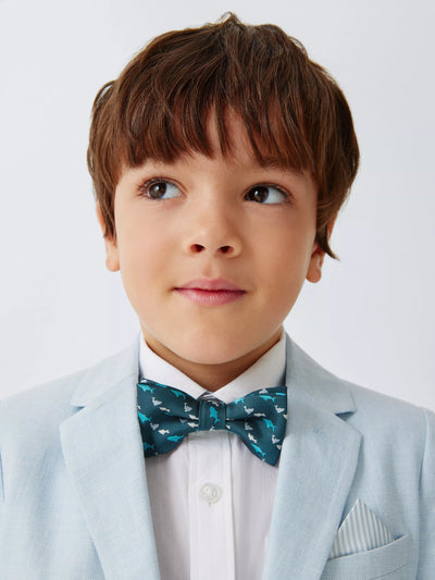 John Lewis John Lewis Kids' Shark Bow Tie, Green- Buy online at McGrocer