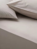 John Lewis Egyptian Cotton Percale Easy Care 260 Thread Count Fitted Sheet European Double