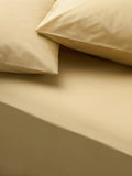 John Lewis Egyptian Cotton Percale Easy Care 260 Thread Count Fitted Sheet European Double