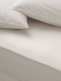 John Lewis Egyptian Cotton Percale Easy Care 260 Thread Count Fitted Sheet European Double