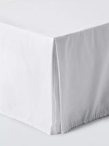 John Lewis John Lewis Egyptian Cotton Percale Easy Care 260 Thread Count Boxed Valance - White, Double- Buy online at McGrocer