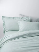 John Lewis John Lewis Egyptian Cotton Percale Easy Care 400 Thread Count Double Duvet Cover- Buy online at McGrocer
