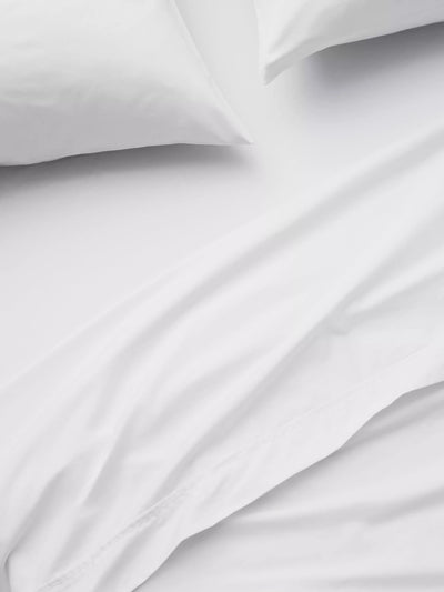 John Lewis John Lewis Egyptian Cotton Percale Easy Care 400 Thread Count Flat Sheet Double- Buy online at McGrocer