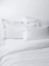 John Lewis John Lewis Egyptian Cotton Sateen 1200 Thread Count King Size Pillowcase Pair, White- Buy online at McGrocer