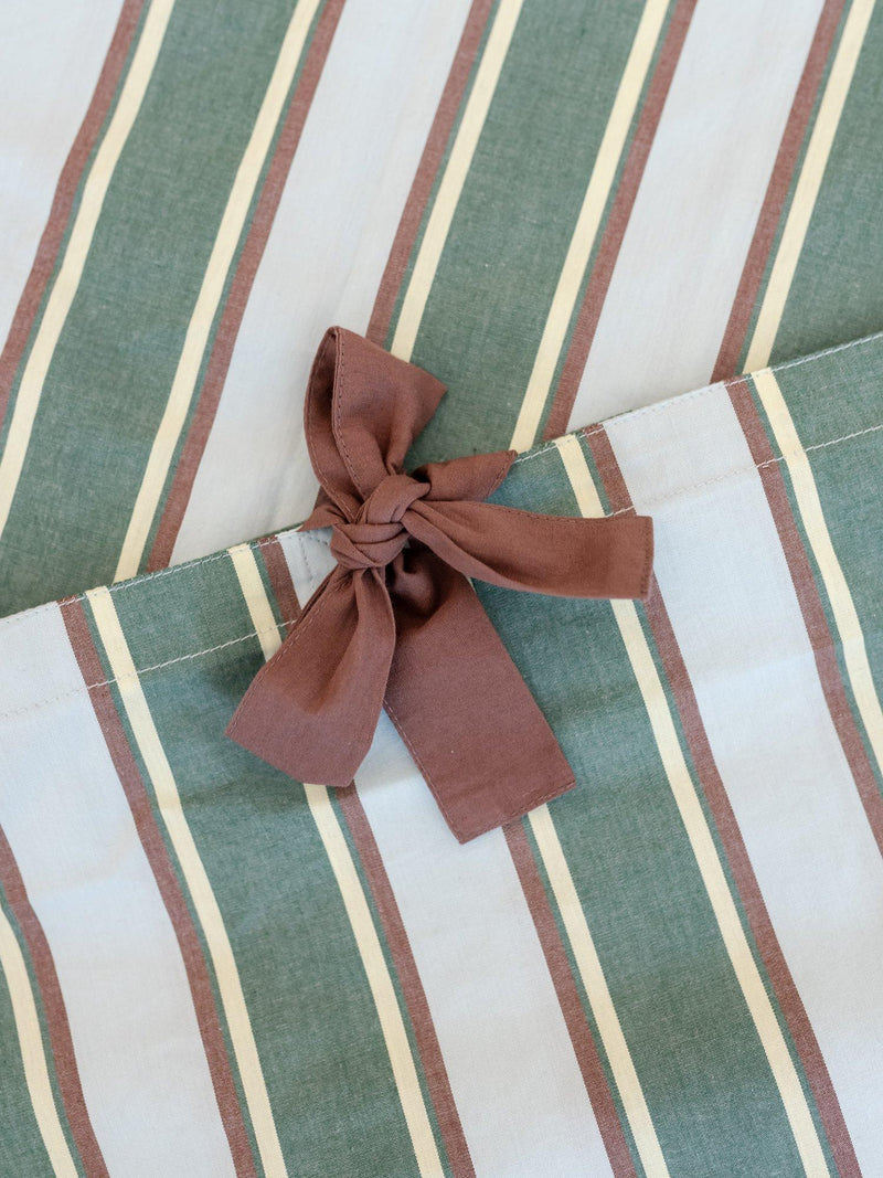 TBCo blue stripe duvet cover set double, imported from the UK